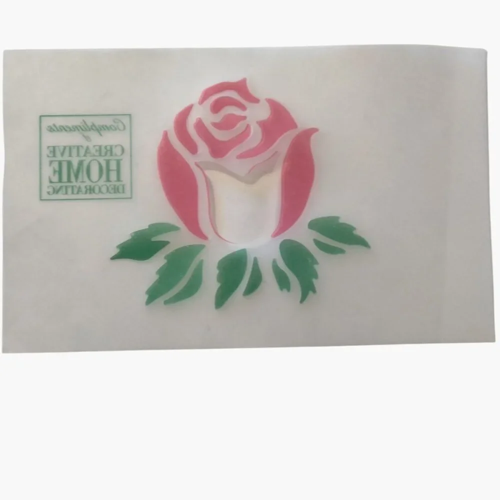 Rose Stencil Creative Home Decorating